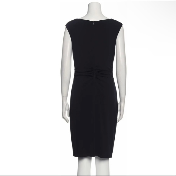 Knee Length Black Sheath Dress - Picture 5 of 8